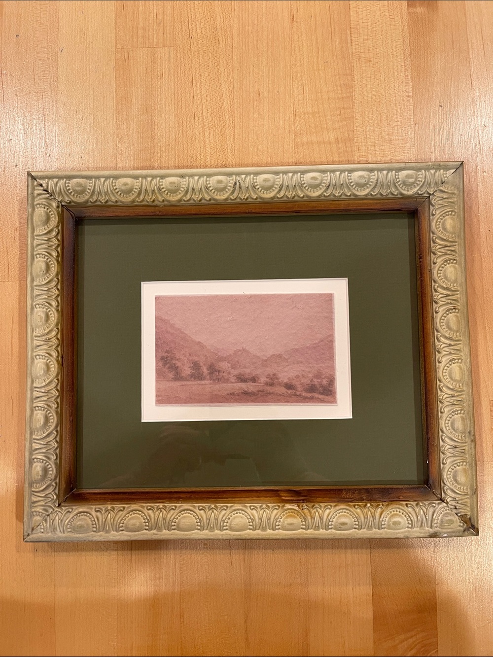Magnolia Evergreen Echoes 10x8”Frame with Art Print